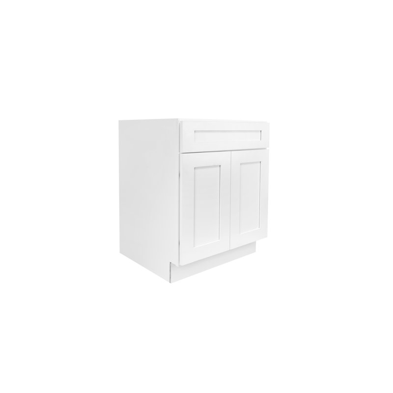 27'' Single Bathroom Vanity Base Only in White Wayfair